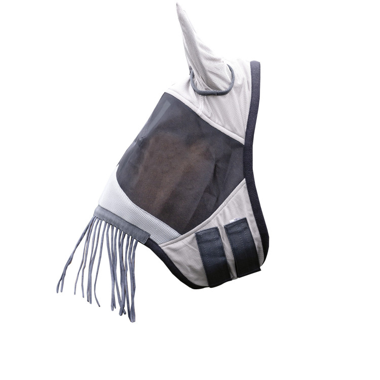 Máscara antimoscas con flecos HKM Máscara antimoscas con flecos HKM