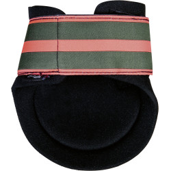 Protectores de menudillo Equestrian Stripes HKM Verde oscuro Protectores de menudillo Equestrian Stripes HKM Verde oscuro