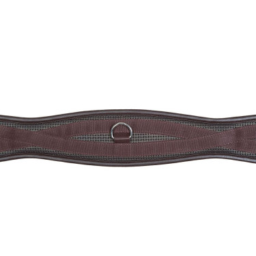 Cincha de PVC HKM Pro Gel Castaño Marrón