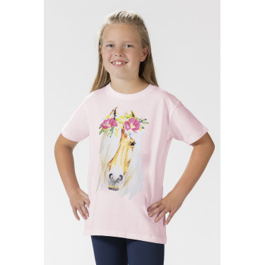 Camiseta infantil Flower Horse HKM Camiseta infantil Flower Horse HKM