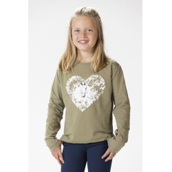 Polo de manga larga Horse Spirit HKM Polo de manga larga Horse Spirit HKM