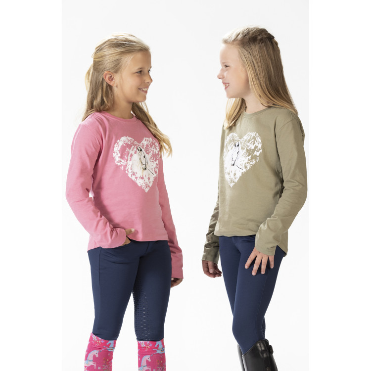 Polo de manga larga Horse Spirit HKM Polo de manga larga Horse Spirit HKM