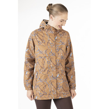 Impermeable Allure HKM Camello Marrón