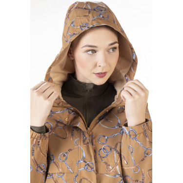 Impermeable Allure HKM Camello Marrón