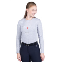 Polo de manga larga Equine Sports Style HKM Roja Rojo Polo de manga larga Equine Sports Style HKM Roja Rojo