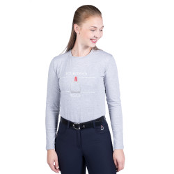 Polo de manga larga Equine Sports Style HKM Polo de manga larga Equine Sports Style HKM