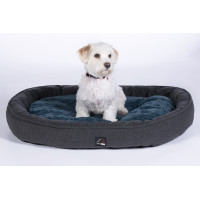 Hondenbed Anam Cara ovaal HKM Azul oscuro / petróleo