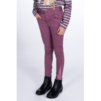 Pantalón Alva con culera de silicona HKM Lila oscuro Violeta Pantalón Alva con culera de silicona HKM Lila oscuro Violeta