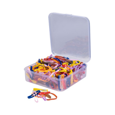 Elásticos para trenzar Soft Colour HKM Elásticos para trenzar Soft Colour HKM
