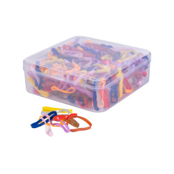 Elásticos para trenzar Soft Colour HKM Elásticos para trenzar Soft Colour HKM