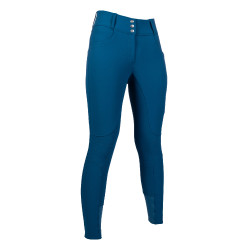 Pantalón Port Royal con asiento completo de silicona HKM Azul oscuro
