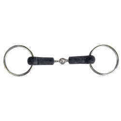 Muserola con anillos HKM 18 mm caucho Muserola con anillos HKM 18 mm caucho