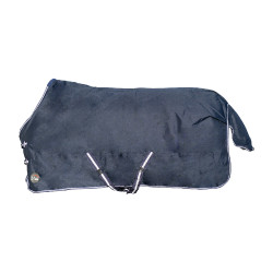 Manta de exterior con forro polar Economic HKM Azul oscuro Manta de exterior con forro polar Economic HKM Azul oscuro