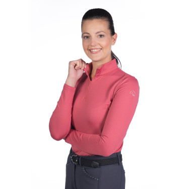 Camiseta técnica HKM Basic de manga larga Frambuesa Rosa Camiseta técnica HKM Basic de manga larga Frambuesa Rosa