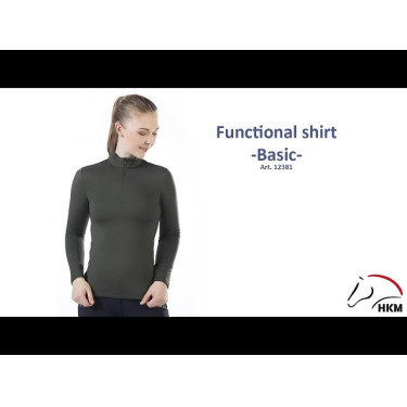 Camiseta técnica HKM Basic de manga larga Camiseta técnica HKM Basic de manga larga