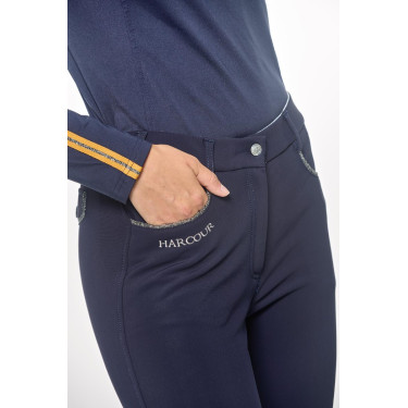 Pantalón polar de equitación Harcour Jaipur Marino Pantalón polar de equitación Harcour Jaipur Marino