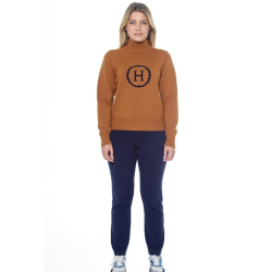 Jersey Harcour Plaza mujer Amarillo Dorado