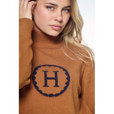 Jersey Harcour Plaza mujer Amarillo Dorado