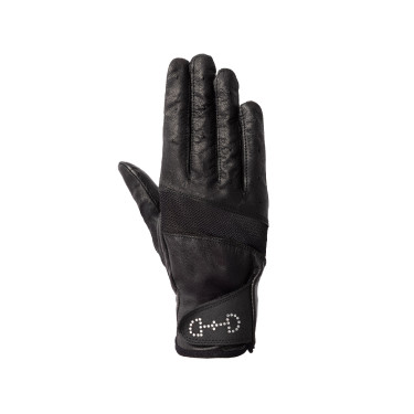Guantes de cuero y malla para mujer Horze Guantes de cuero y malla para mujer Horze