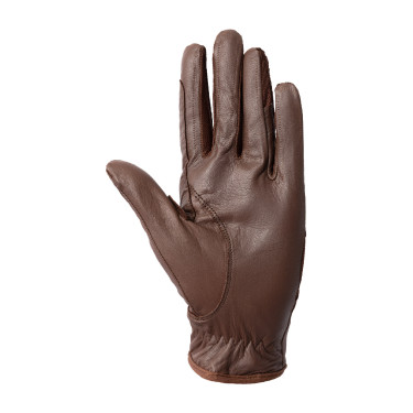 Guantes de cuero y malla para mujer Horze Castaño Marrón Guantes de cuero y malla para mujer Horze Castaño Marrón