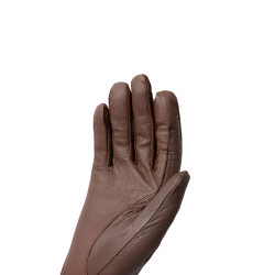 Guantes de cuero y malla para mujer Horze Castaño Marrón Guantes de cuero y malla para mujer Horze Castaño Marrón