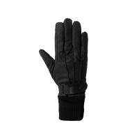 Guantes cuero sintético con forro polar Horze Negro Guantes cuero sintético con forro polar Horze Negro