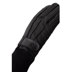 Guantes cuero sintético con forro polar Horze Guantes cuero sintético con forro polar Horze