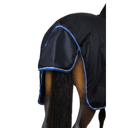 Manta de exterior Horze con cubrecuello Glasgow 400g Azul oscuro Manta de exterior Horze con cubrecuello Glasgow 400g Azul oscuro