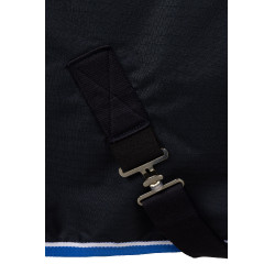 Manta de exterior Horze con cubrecuello Glasgow 400g Azul oscuro Manta de exterior Horze con cubrecuello Glasgow 400g Azul oscuro