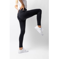 Mallas de Equitación con Asiento Completo de Siliconapara Niños Madison Horze Azul marino oscuro