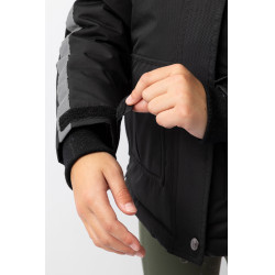 Parka de invierno para niños. Horze Negro