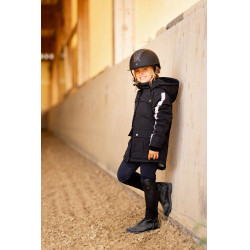 Parka de invierno para niños. Horze Negro