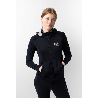 Sudadera con Capucha paraMujer Colleen B Vertigo Azul marino oscuro