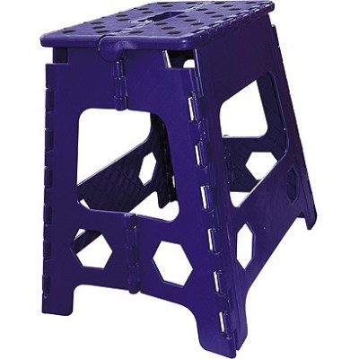 Taburete-escalón plegable Hippo-Tonic Marino / azul cielo