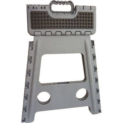 Taburete-escalón plegable Hippo-Tonic Grip Gris