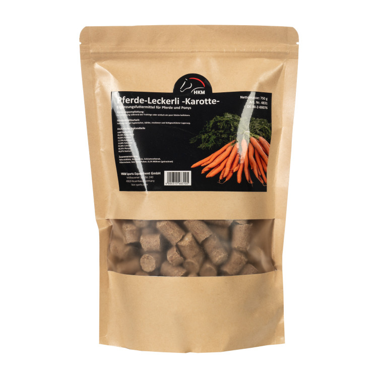 Caramelos para caballos zanahoria HKM