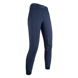 Pantalón softshell Elegance Style con rodilleras de silicona HKM Azul oscuro Pantalón softshell Elegance Style con rodilleras de silicona HKM Azul oscuro