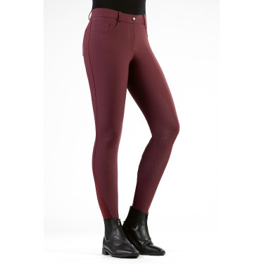Pantalón Sunshine con asiento completo de silicona HKM Burdeos Pantalón Sunshine con asiento completo de silicona HKM Burdeos