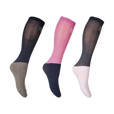 Calcetines HKM Microcotton Colour por 3 Calcetines HKM Microcotton Colour por 3