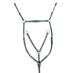 Pechopetral con herrajes plateados HKM Pechopetral con herrajes plateados HKM