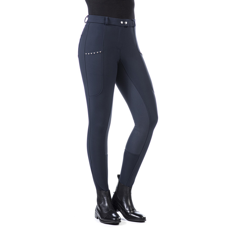 Pantalón Mónaco con culera completa de silicona HKM Pantalón Mónaco con culera completa de silicona HKM