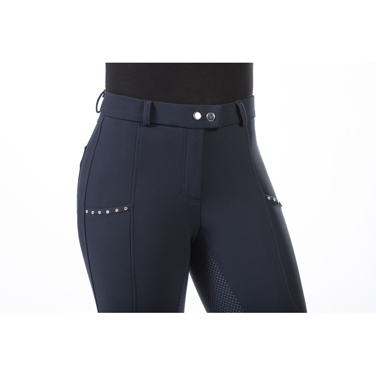 Pantalón Mónaco con culera completa de silicona HKM Pantalón Mónaco con culera completa de silicona HKM
