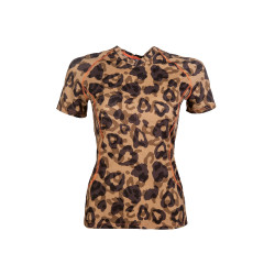 Camiseta Clolour Breeze de manga corta HKM Natural Marrón