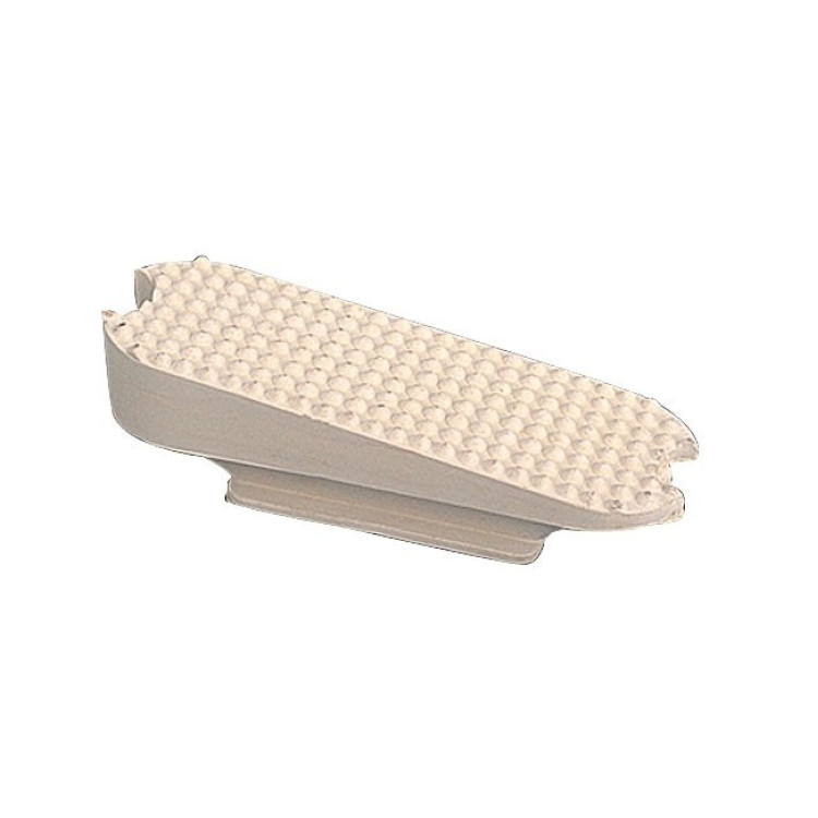 Suelas blancas compensadas para estribos con tacos