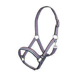 Cabezada Linz HKM Marrón / gris / rosa / azul