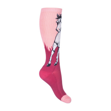 Calcetines para niños Helsinki HKM Rosa / burdeos