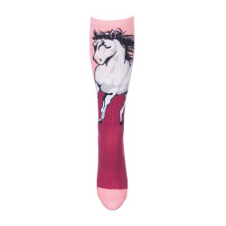 Calcetines para niños Helsinki HKM Rosa / burdeos
