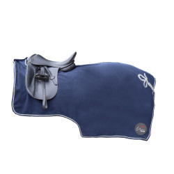 Polar fleece uitrijdeken HKM Azul oscuro