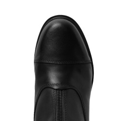 Botas Jodphur de cuero rosa Horze con cremallera frontal Negro