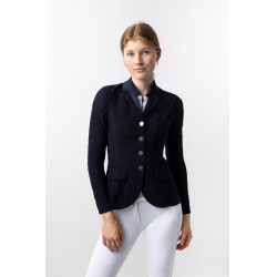 Chaqueta de concurso de malla para mujer B Vertigo Gabrielle Azul marino oscuro